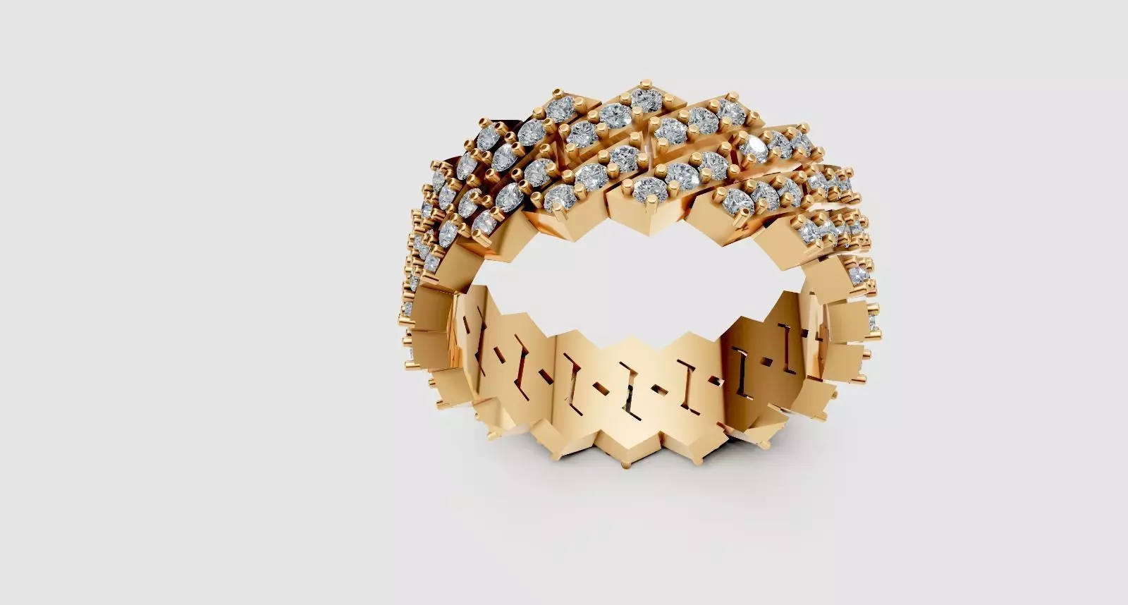cuban ring 3D print model