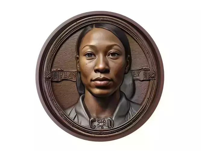 Allyson Felix Medallion 3D print model