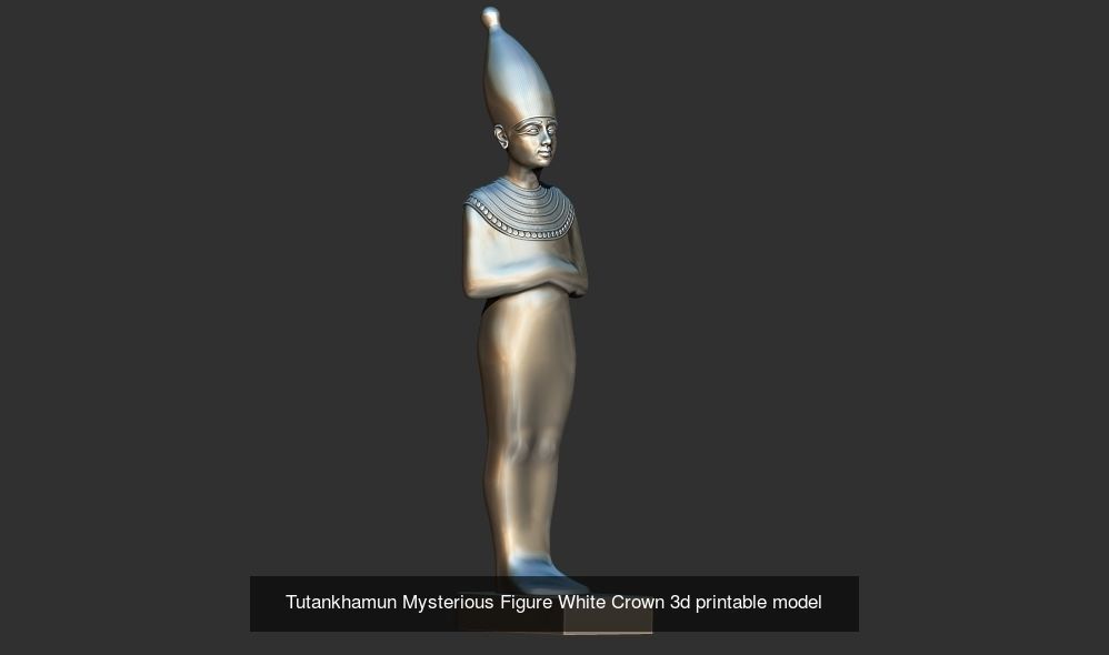 Tutankhamun Statues and oshabty Shabtis 3d printable models 3D Model Collection_9
