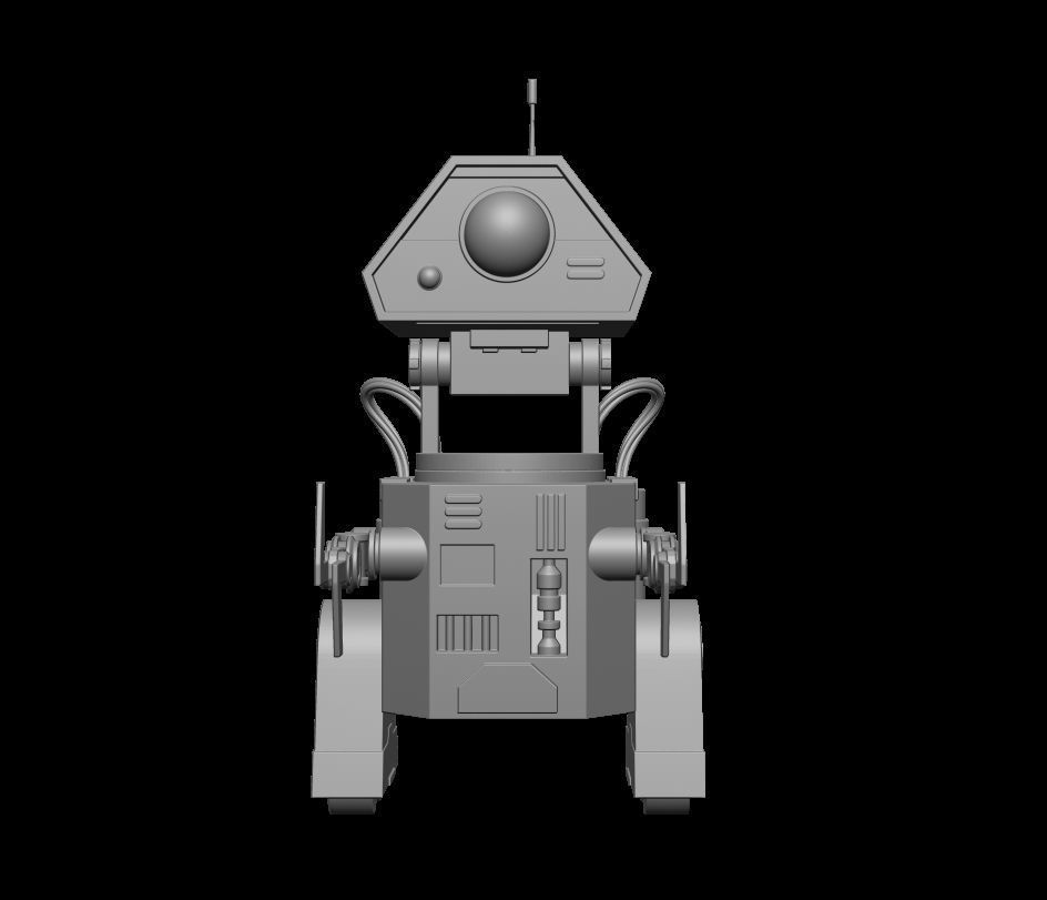 Mini Robot 3D print model_1
