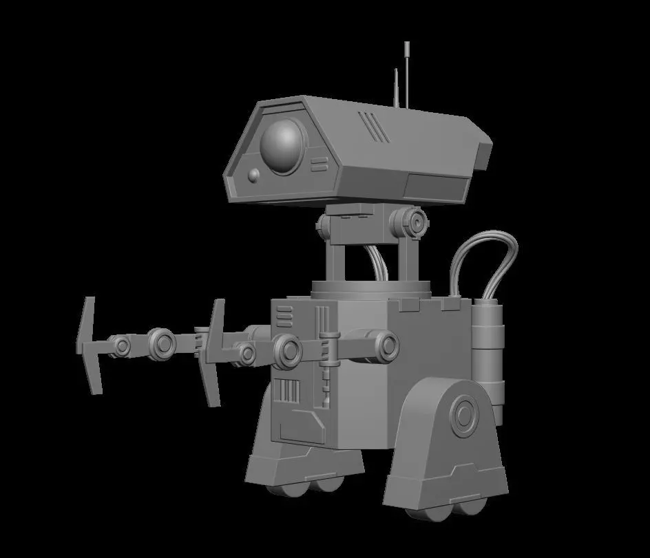Mini Robot 3D print model_0