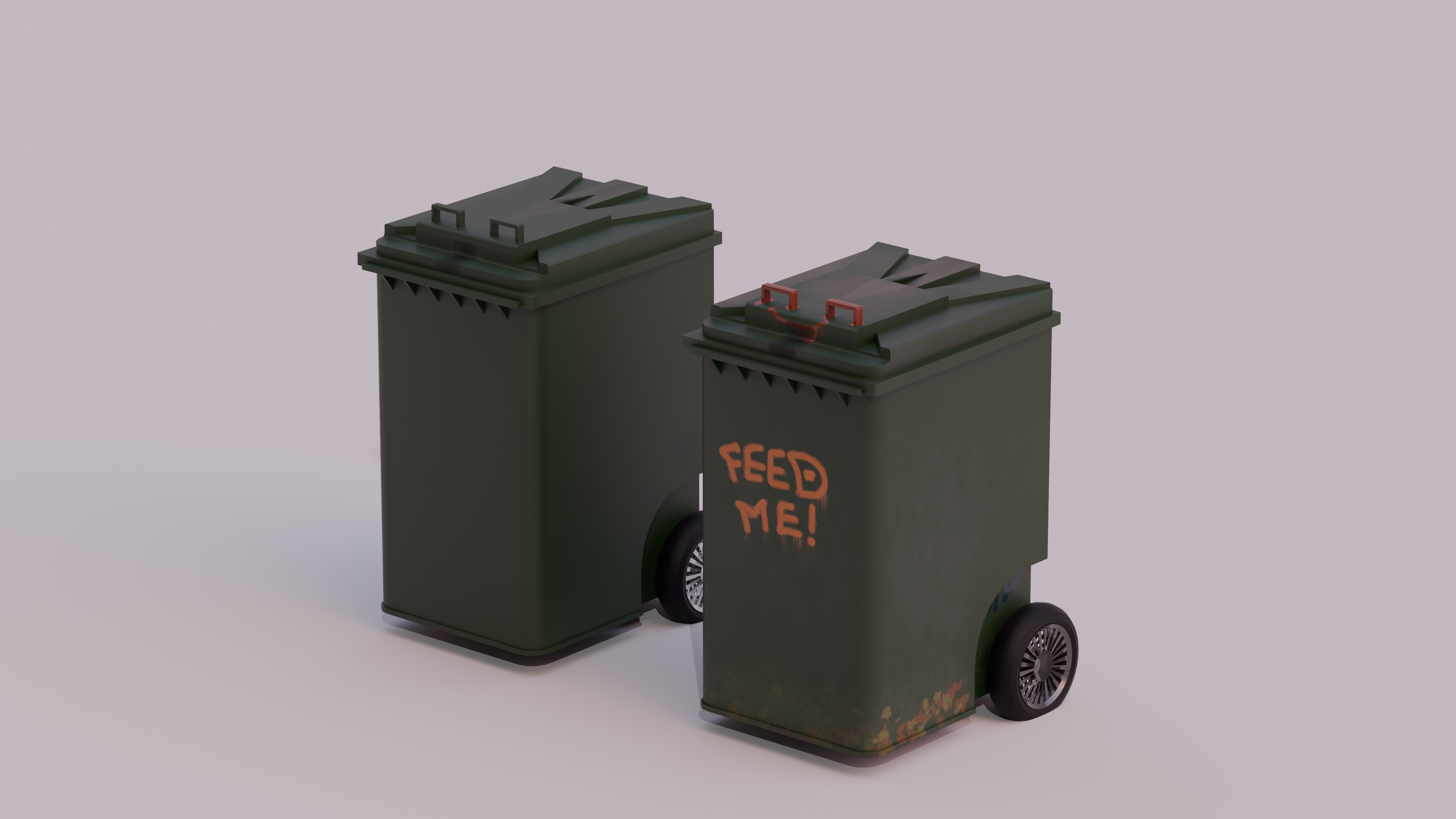 Street elements pack 3D model_10