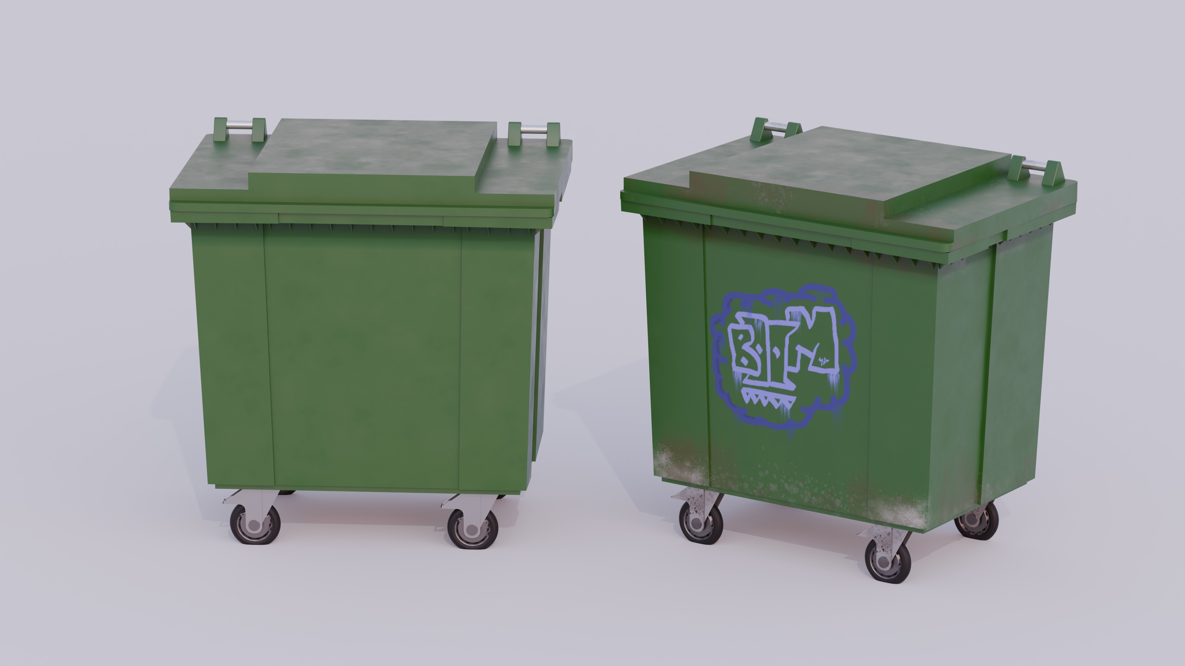 Street elements pack 3D model_18