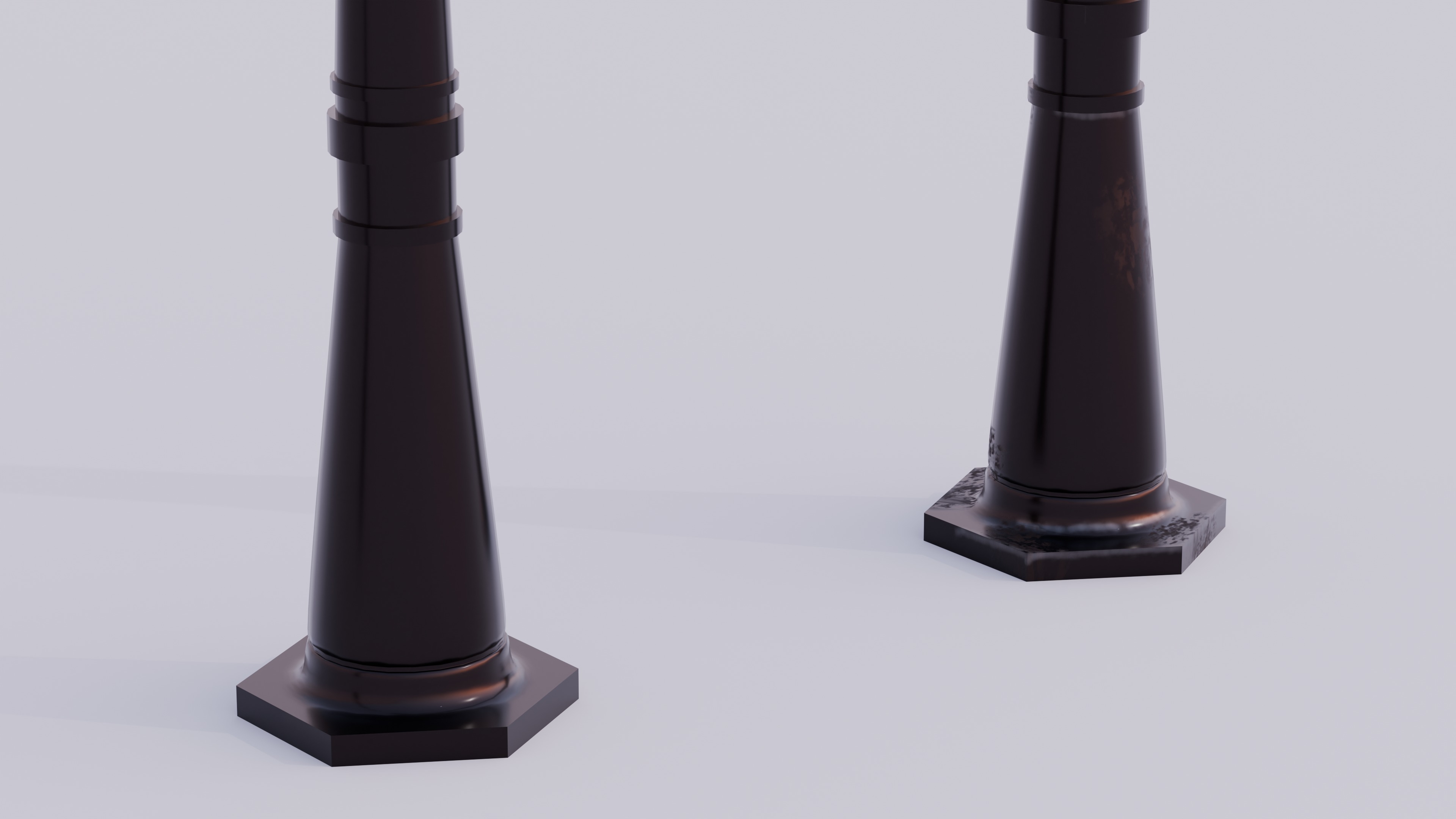 Street elements pack 3D model_5
