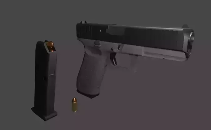 G pistol low poly 
