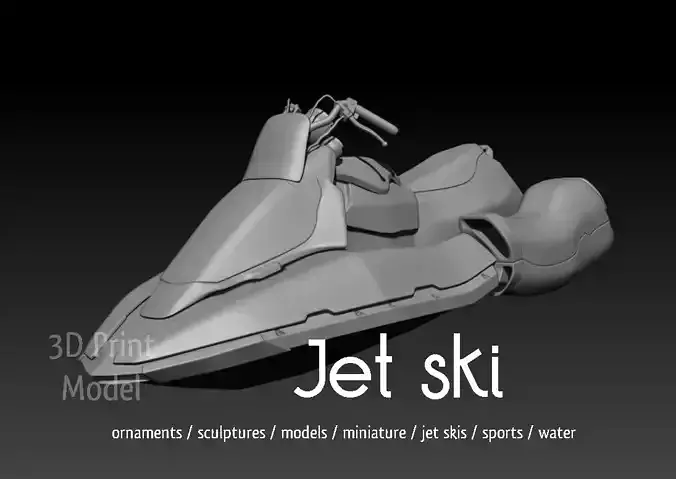 jet ski 3D print model