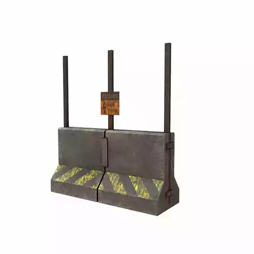 Concrete RoadBlock Barrier Barricade