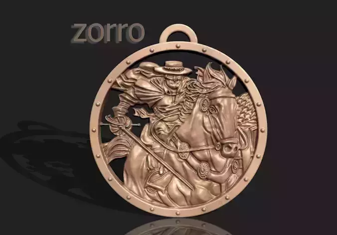 ZORRO PENDANT M02 3D print model