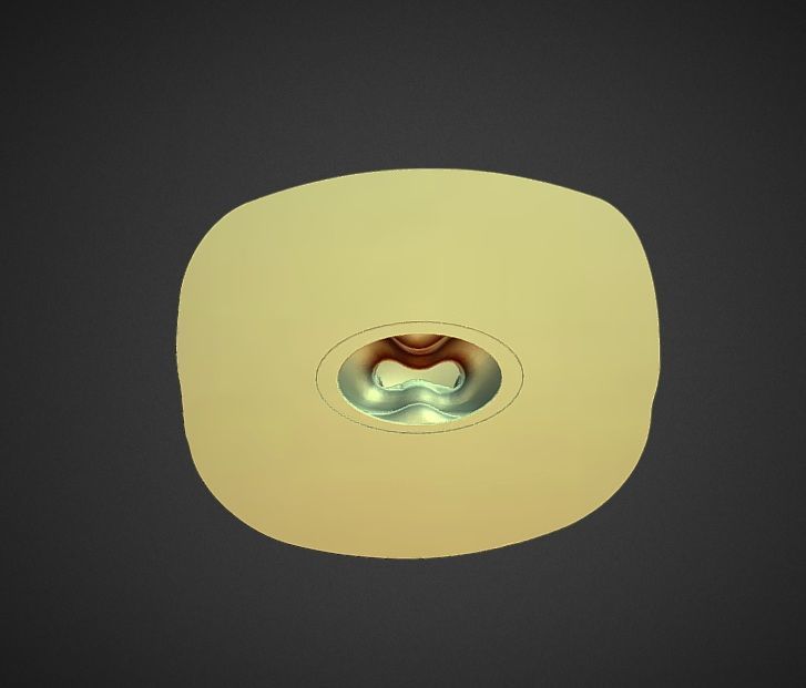 Santa Jack Skellington with hollowed for usb 3D print model_4