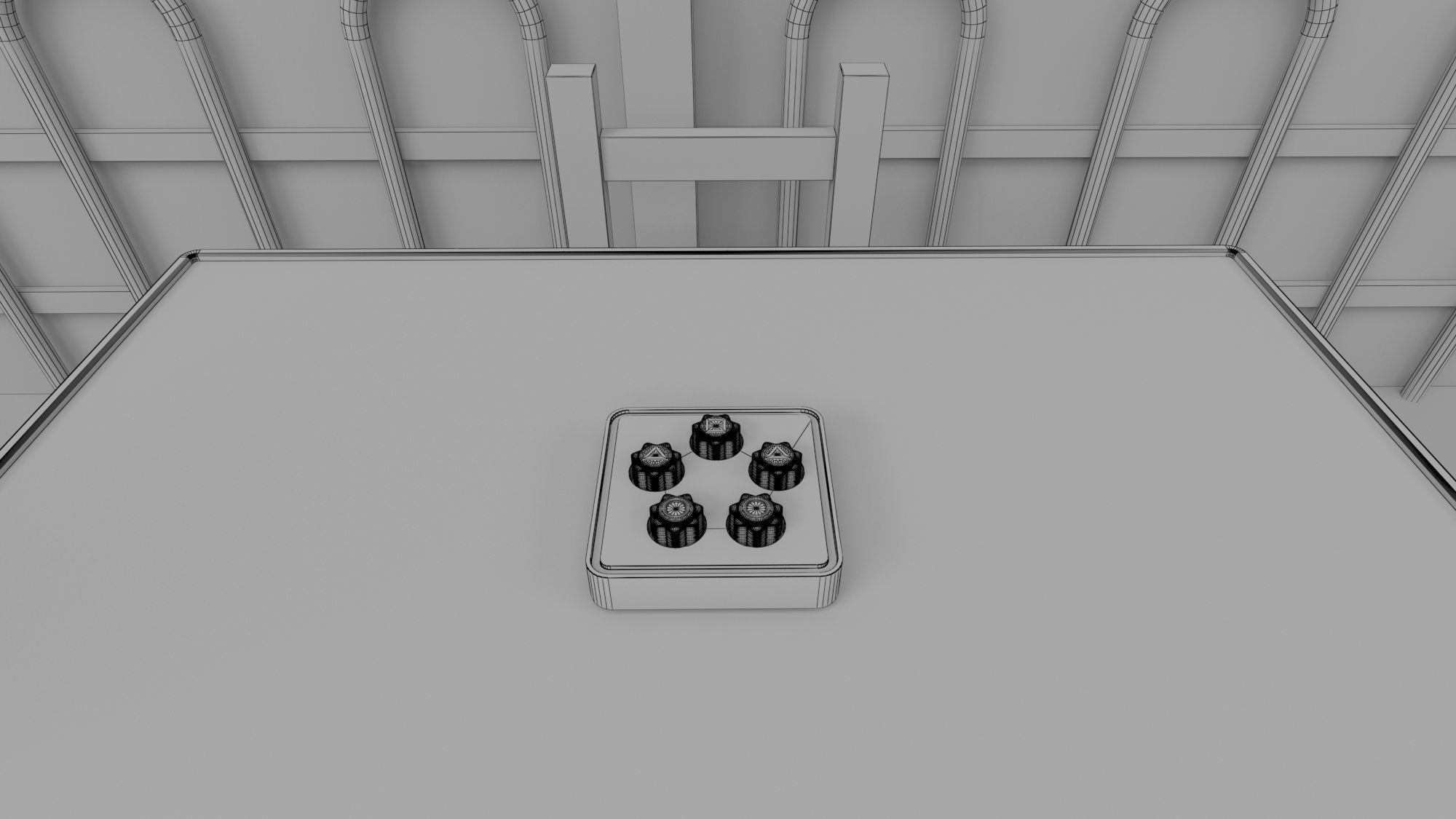 Squid Game season 2  six legs game scene  3D model_20