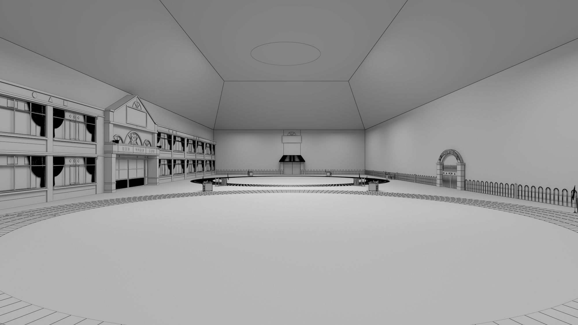 Squid Game season 2  six legs game scene  3D model_14