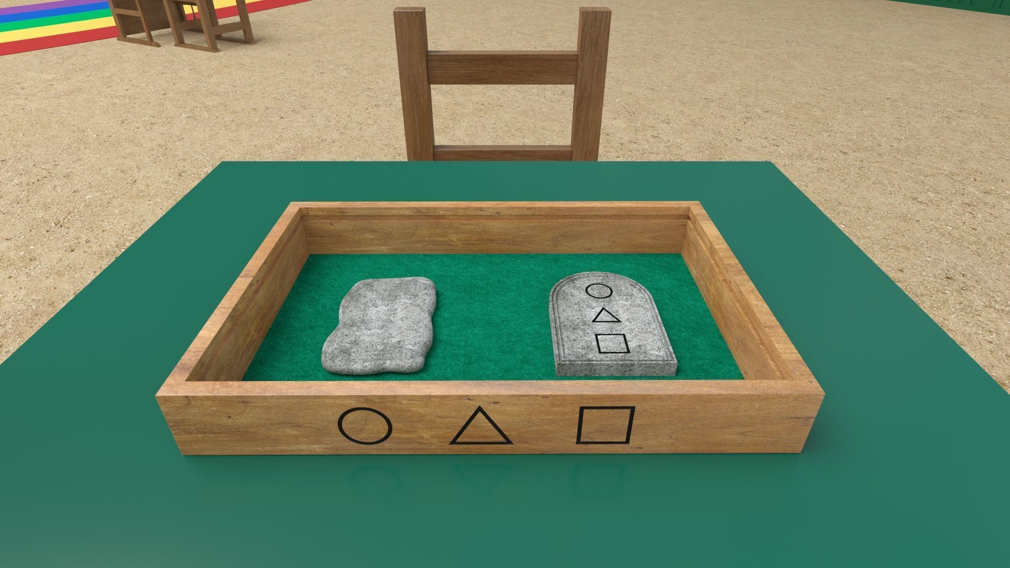 Squid Game season 2  six legs game scene  3D model_8
