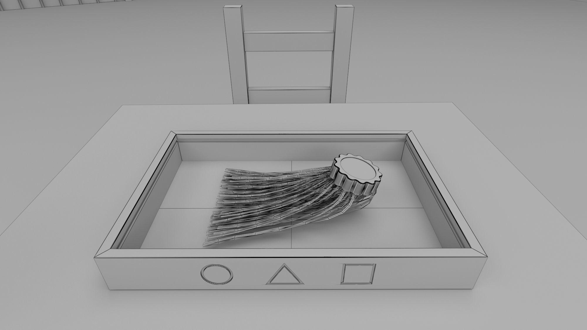 Squid Game season 2  six legs game scene  3D model_22