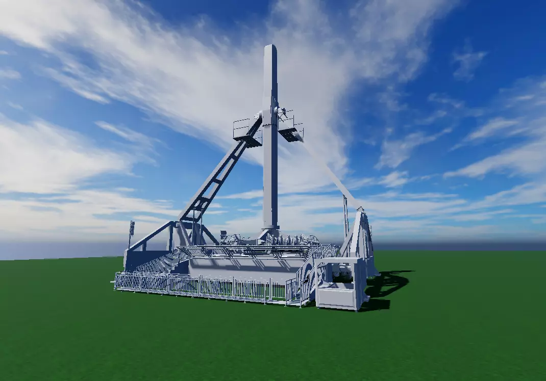 Loop Fighter Ride 3D print model 3D print model_0