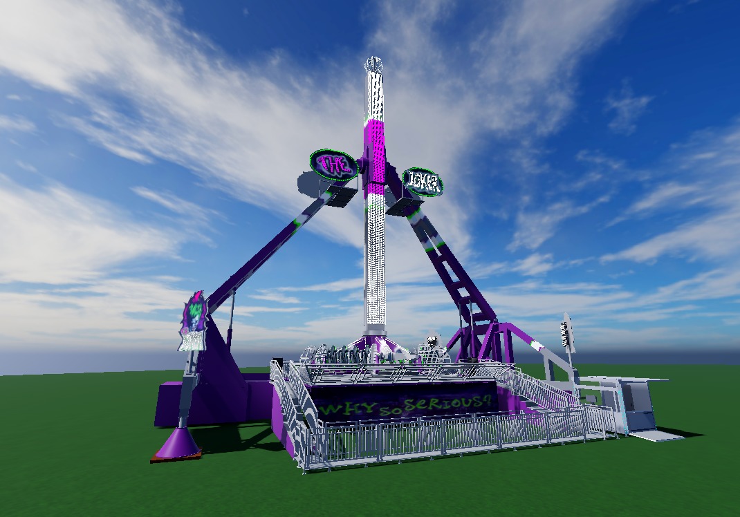 Loop Fighter Ride 3D print model 3D print model_2