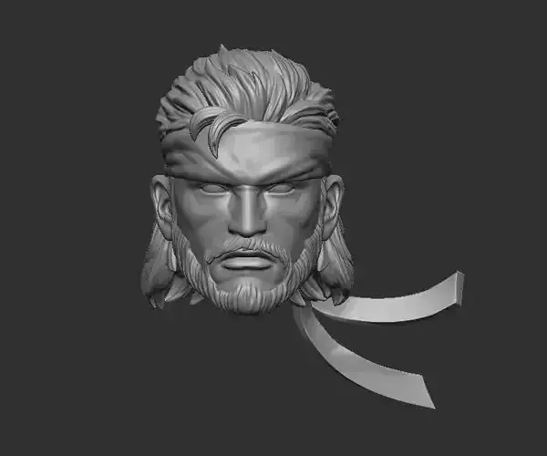 Metal Gear Snake Headsculpt for Action Figures