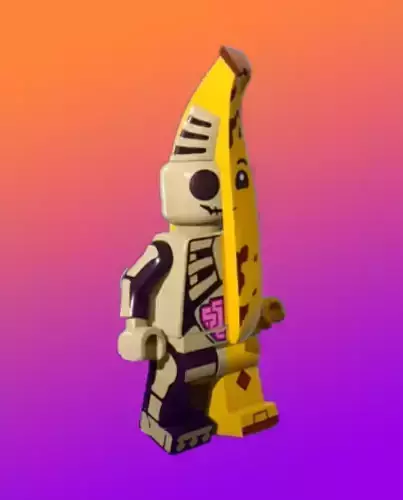 LEGO PEELY BONE FORTNITE MAXIFIG V1 AND V2