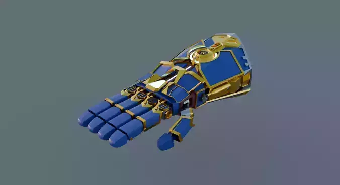 Atlas Gauntlets Low-poly 3D model