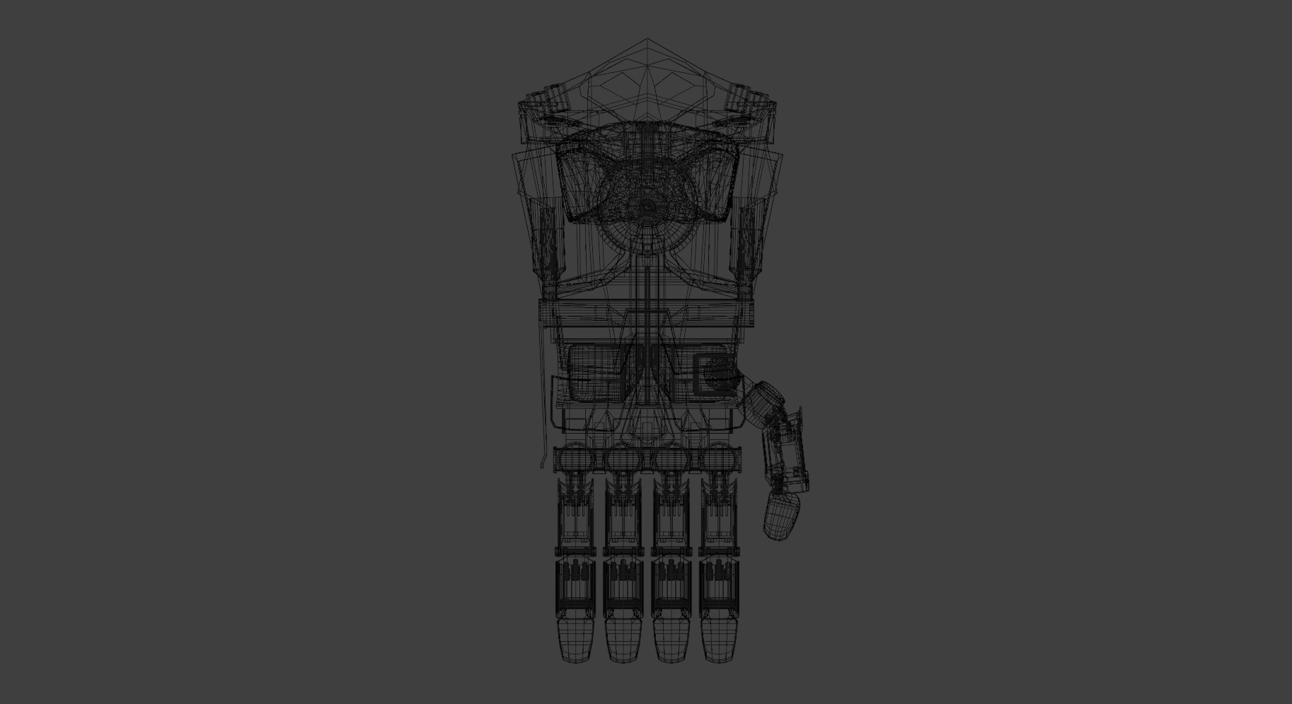 Atlas Gauntlets Low-poly 3D model_6