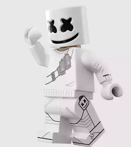 MARSHMELLO LEGO MAXIFIG 3D print model