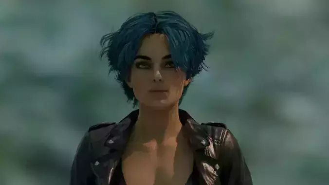 Emily Stark Low-poly 3D model