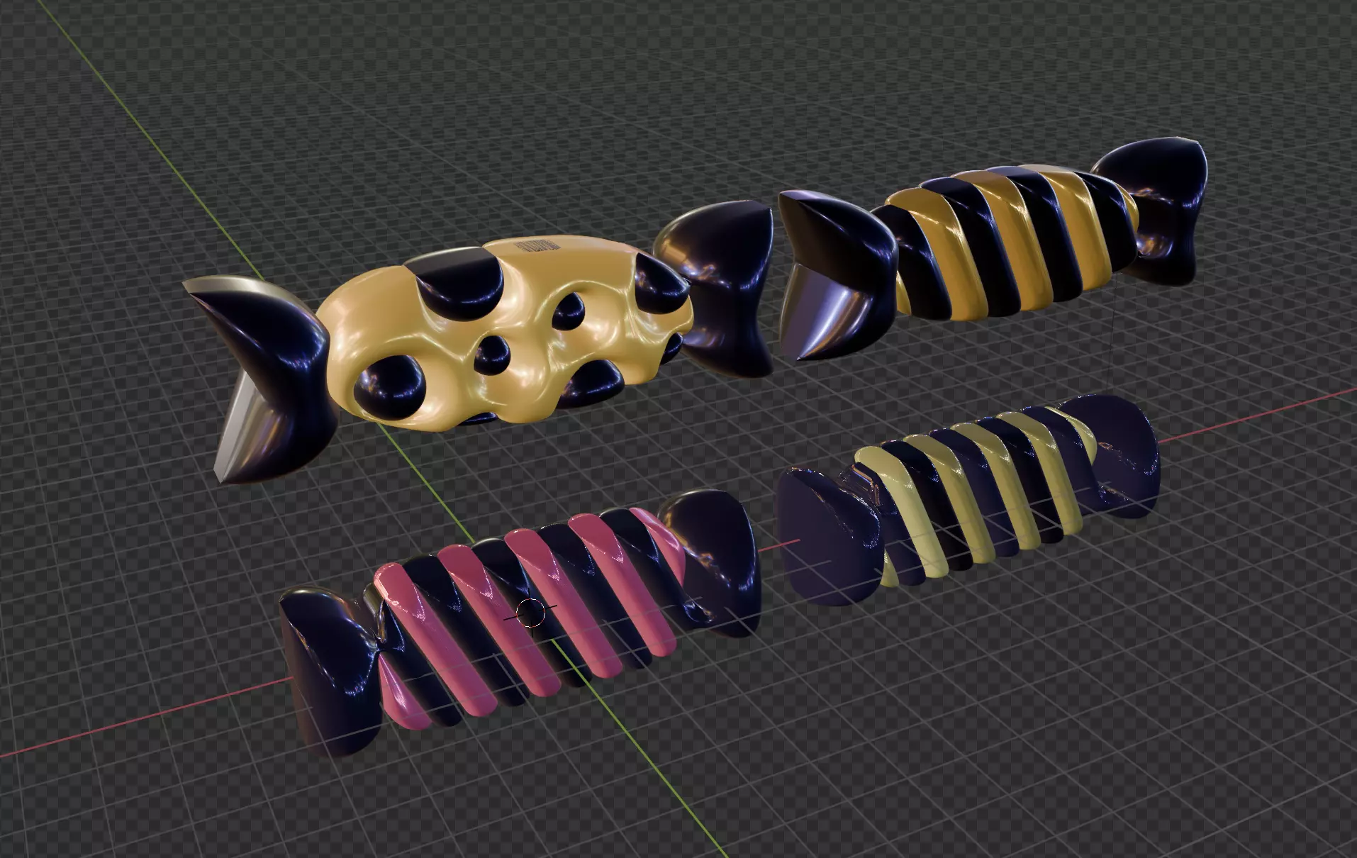 Halloween Candy Free 3D model_0