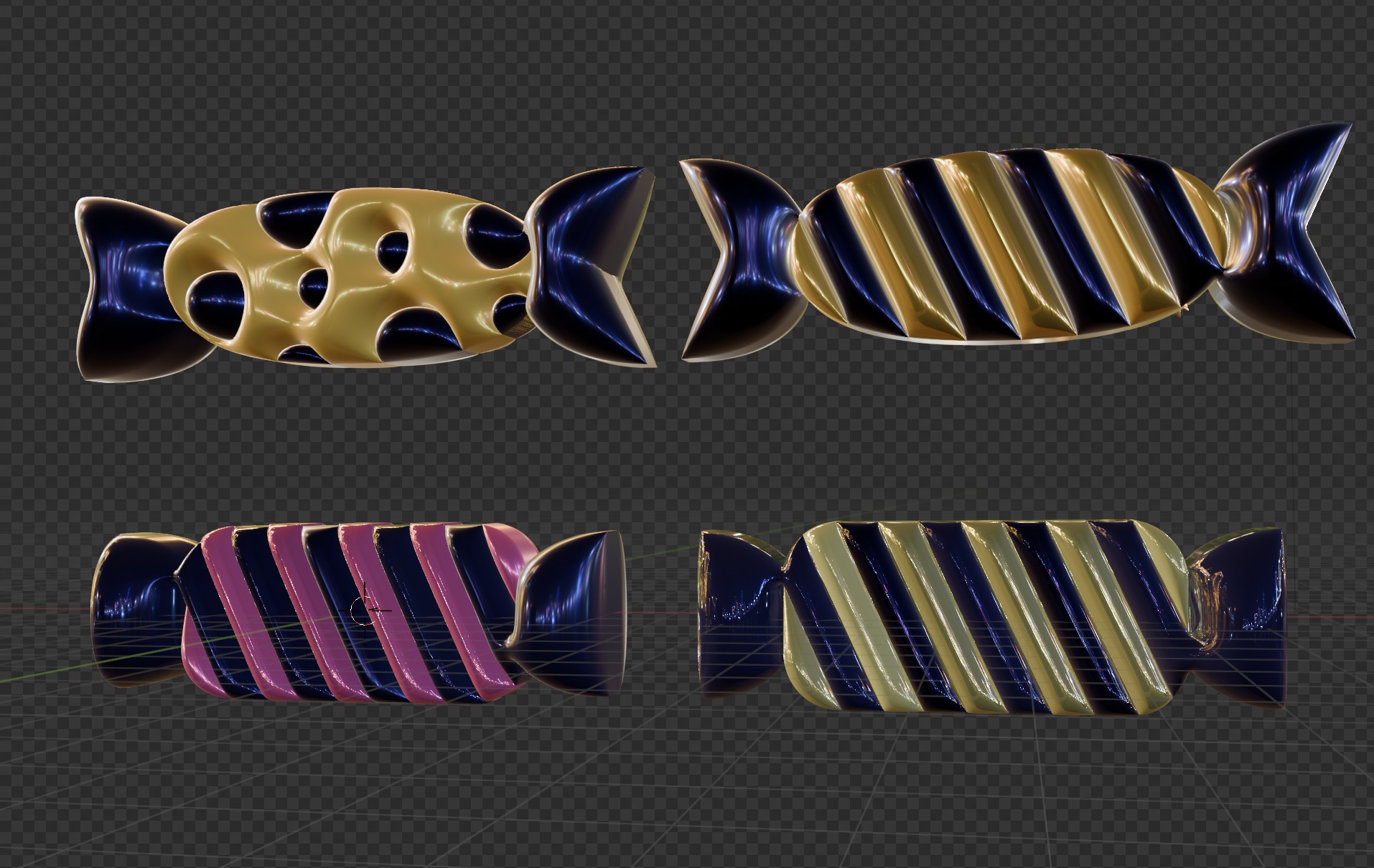 Halloween Candy Free 3D model_2