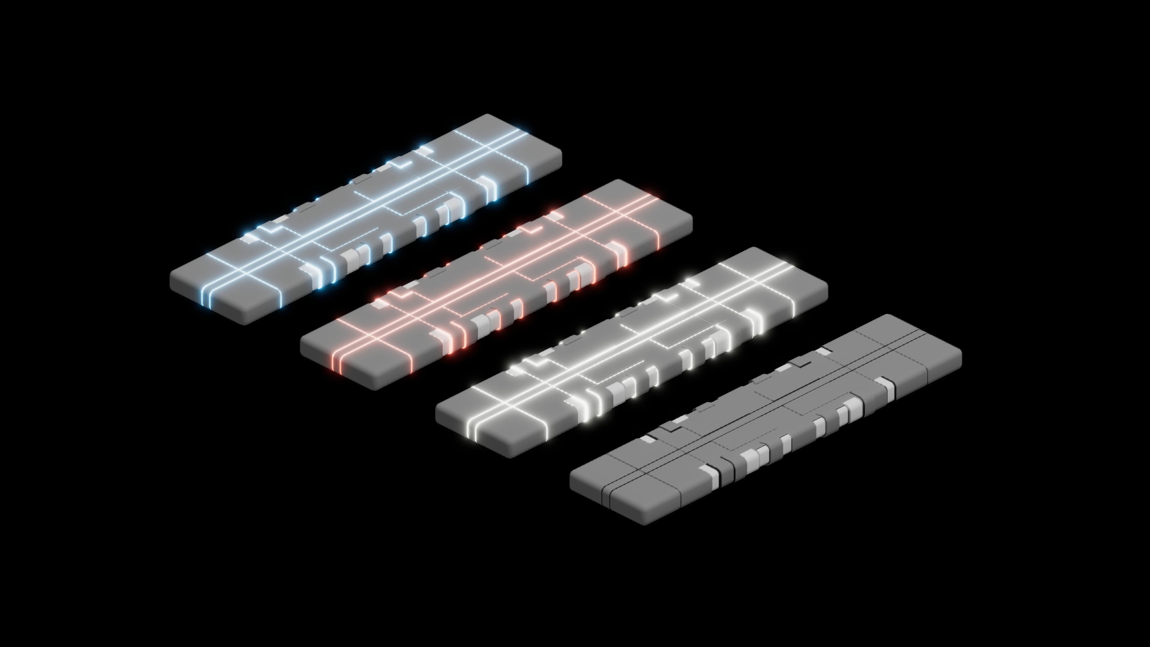 Scifi Station Vol 2 - Stylized Low Poly 3D Art Asset Pack Low-poly 3D model_14