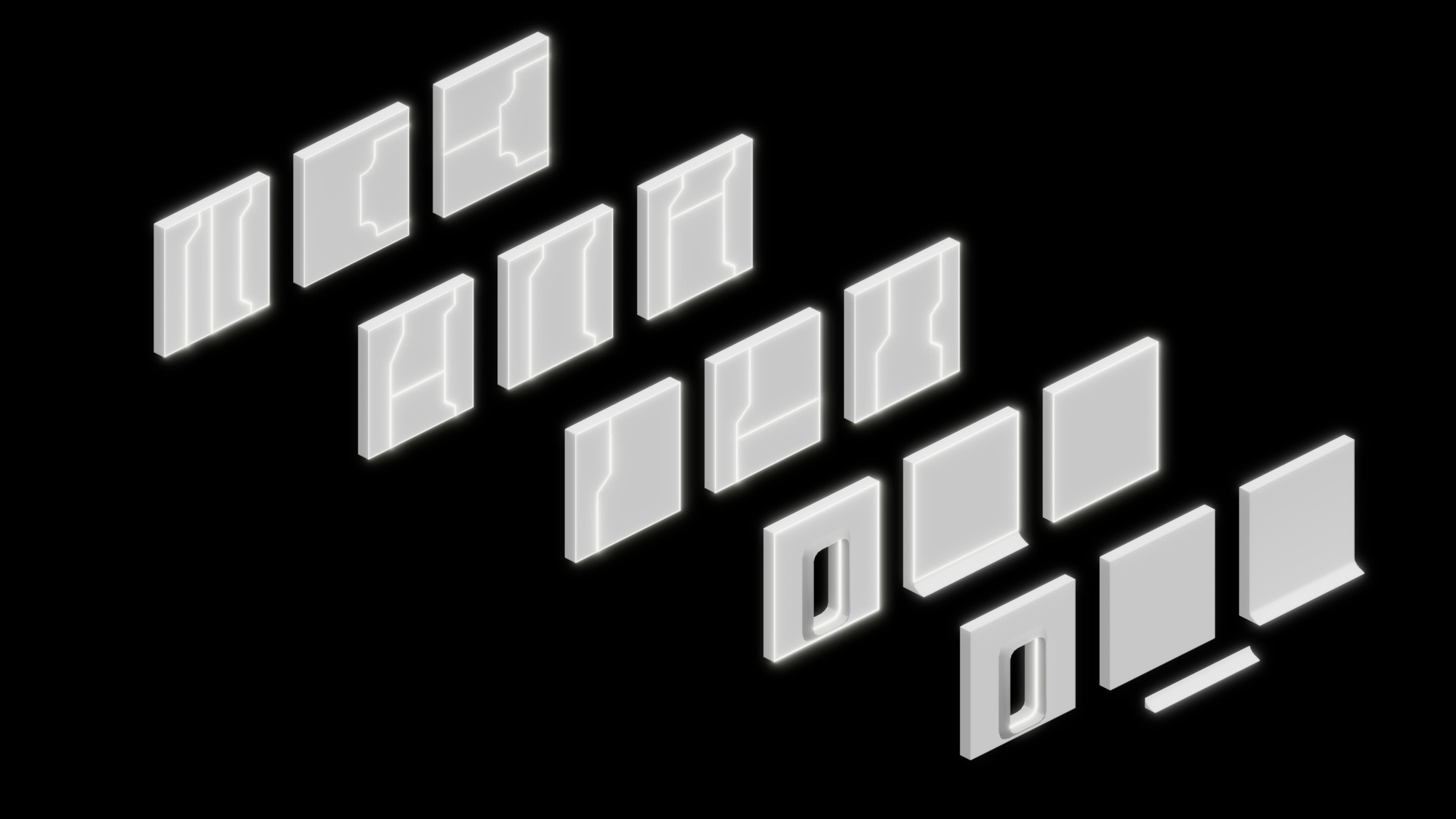 Scifi Station Vol 2 - Stylized Low Poly 3D Art Asset Pack Low-poly 3D model_5