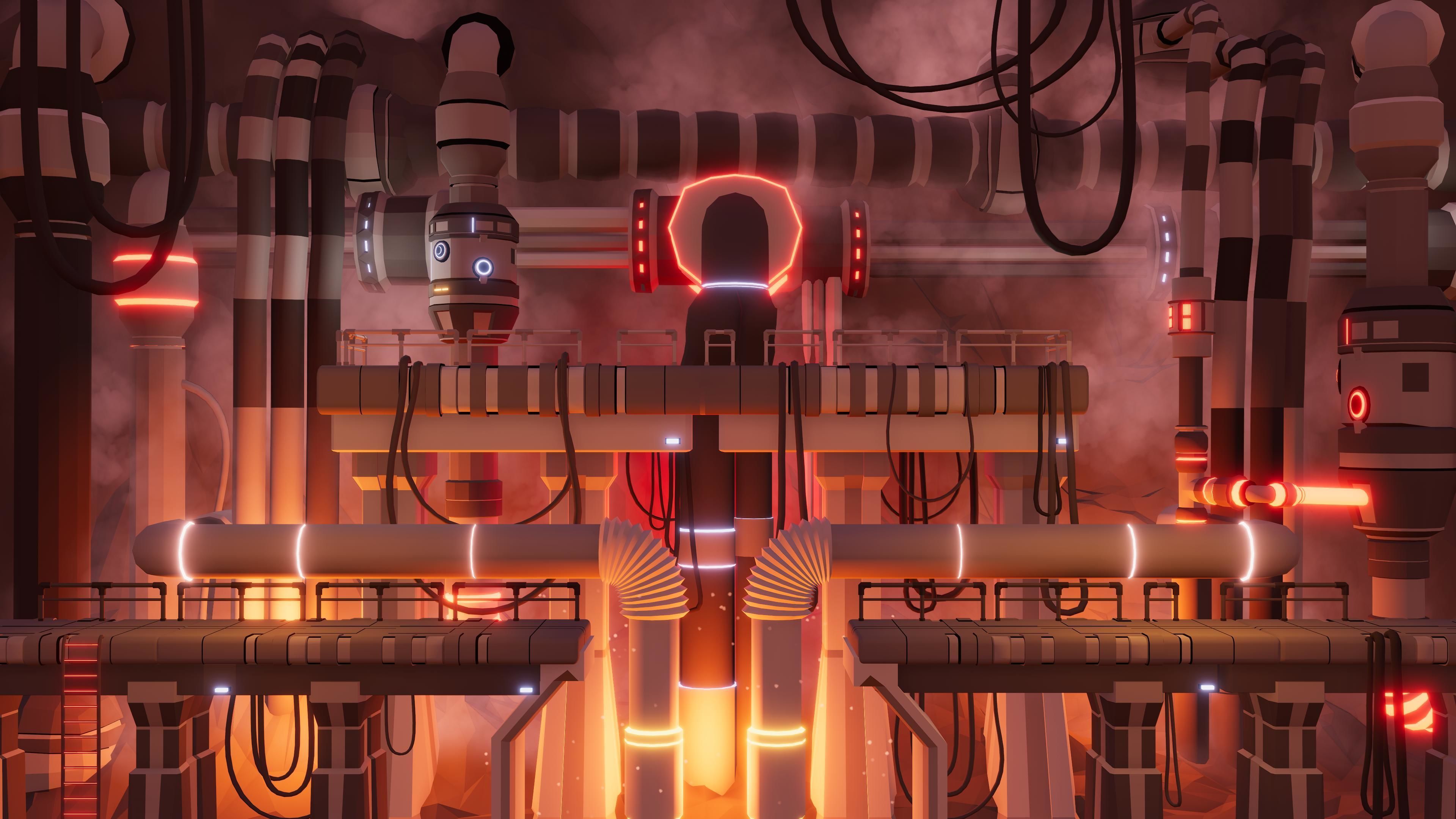 Scifi Station Vol 2 - Stylized Low Poly 3D Art Asset Pack Low-poly 3D model_2