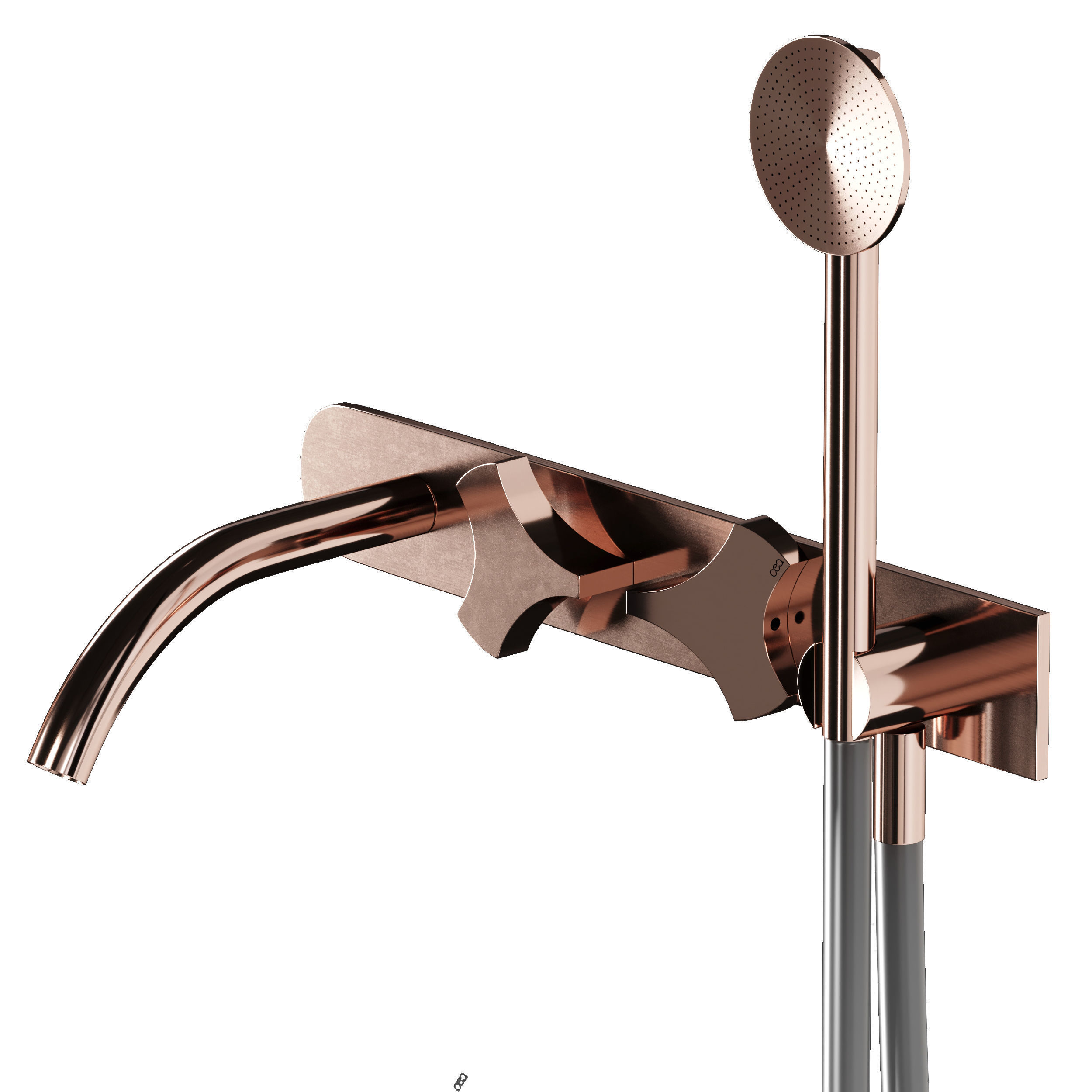 Ziqq Taps For Washbasin  Bidet Low-poly 3D model_5