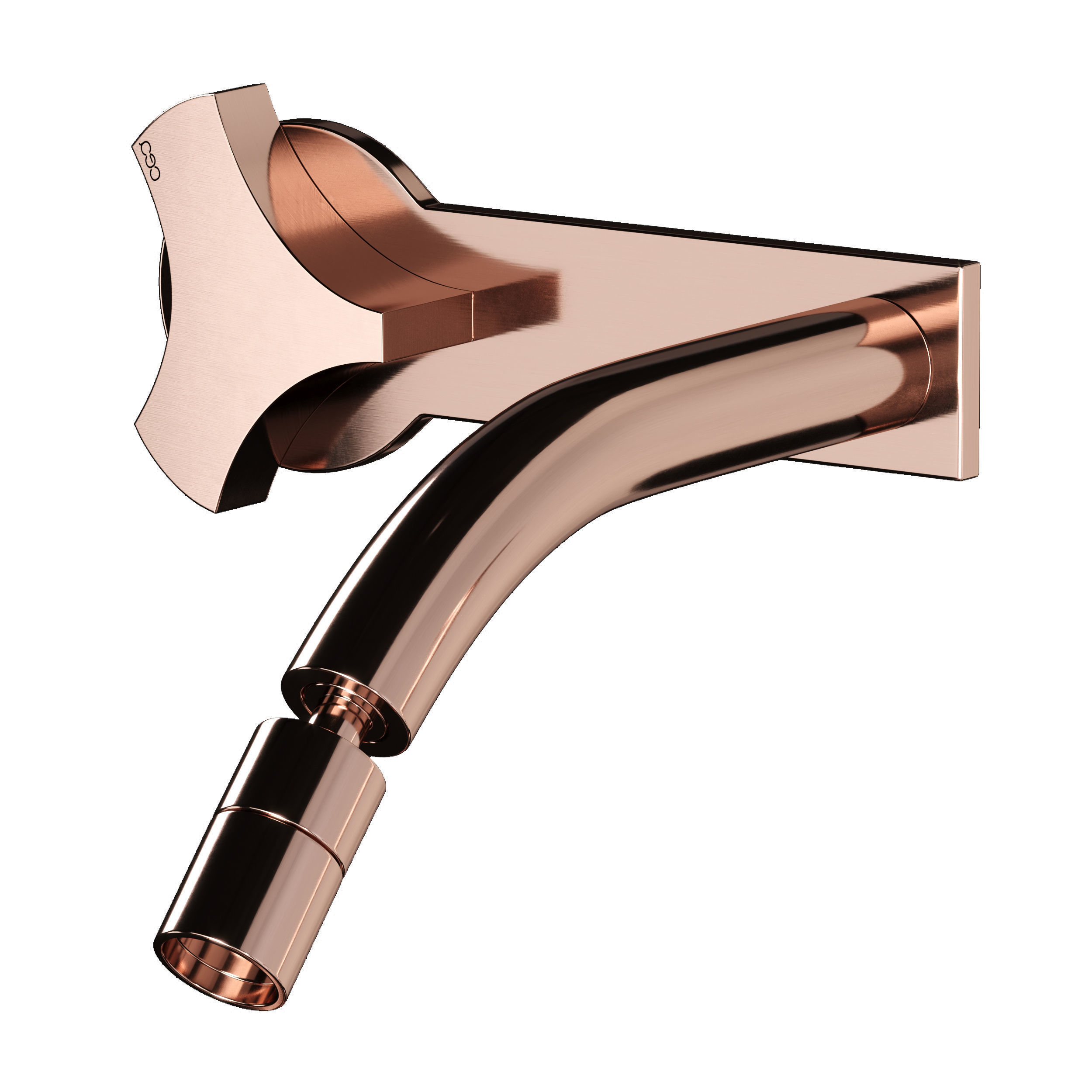 Ziqq Taps For Washbasin  Bidet Low-poly 3D model_4