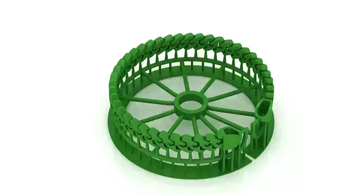 8MM SPIRAL 3D New CUBAN BRACELET OR CHAIN OR NECKLACE 3D print model