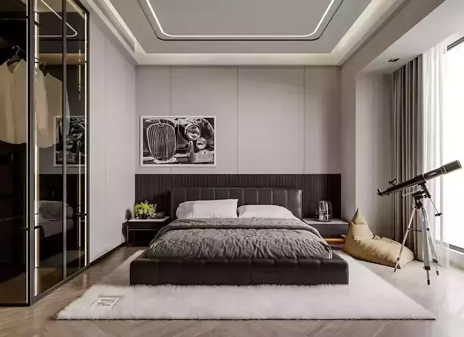 Bedroom interior scenes