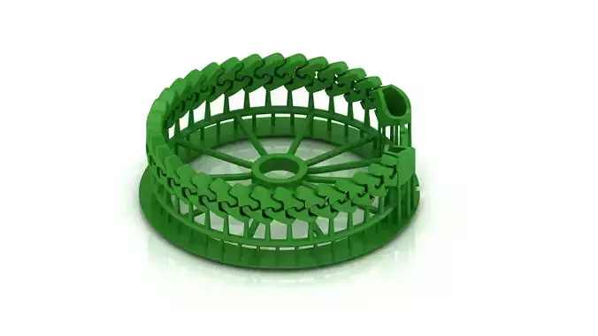 10 MM SPIRAL 3D New CUBAN BRACELET OR CHAIN OR NECKLACE 3D print model