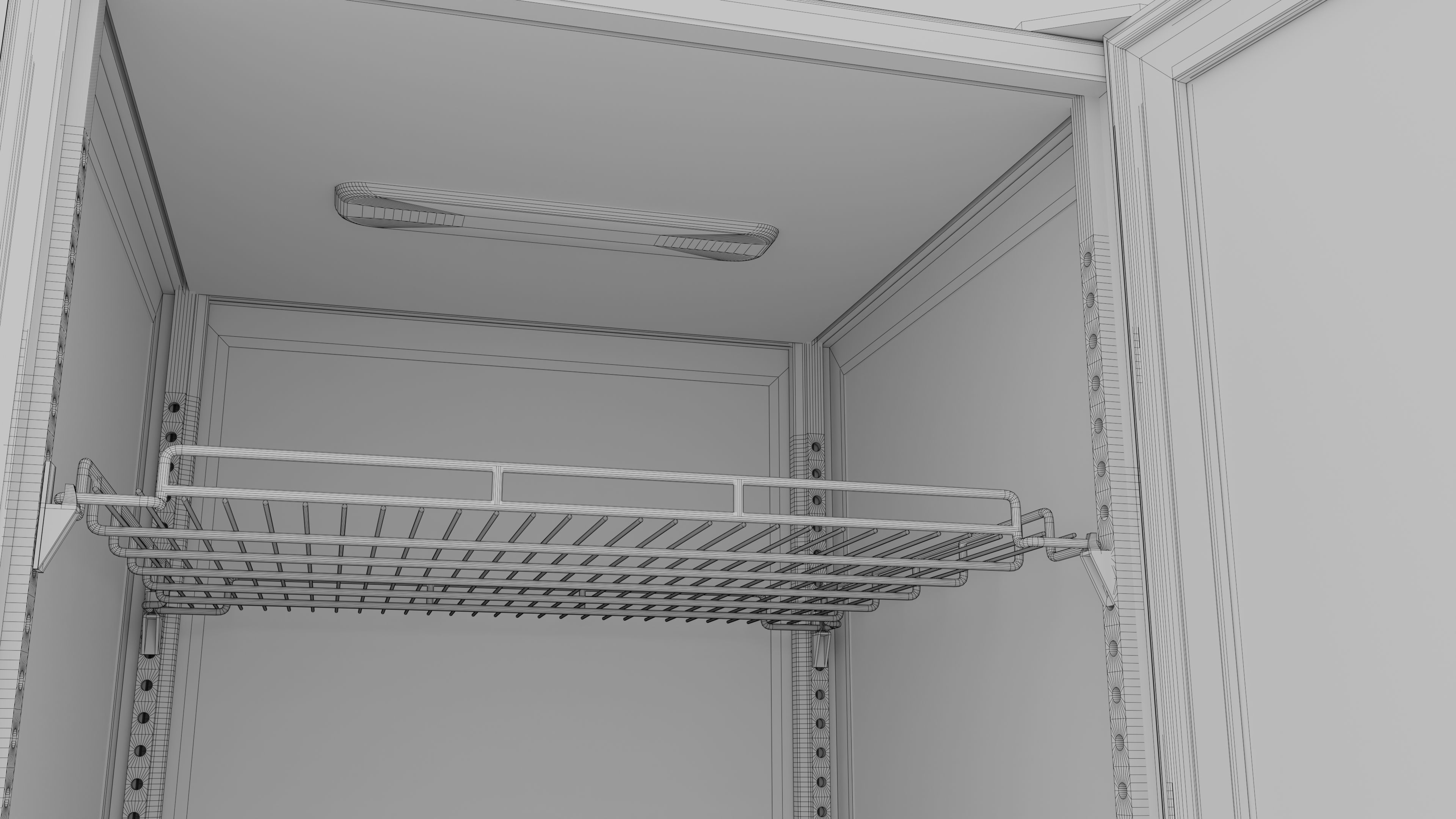Single Door Showcase Fridge 3D model_14