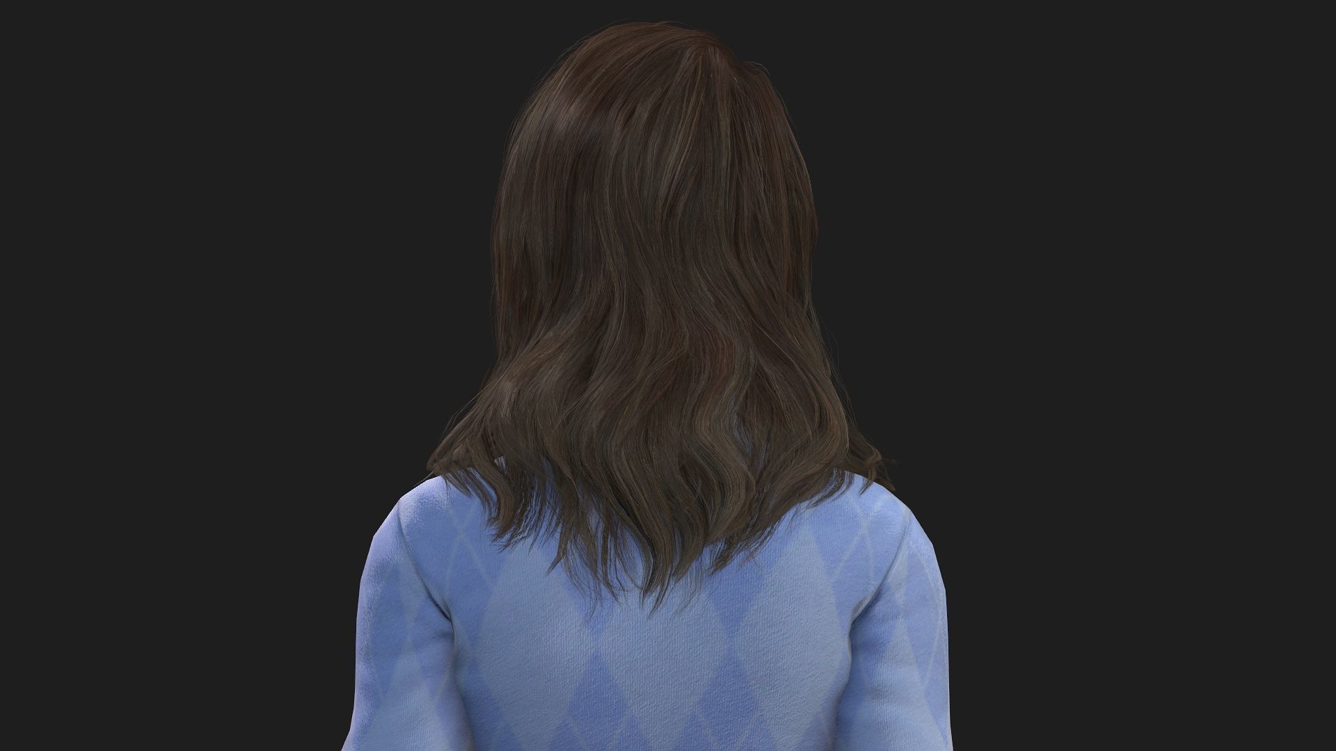 High Quality 3D Girl Model Ideal for Games Animations 3D model_5