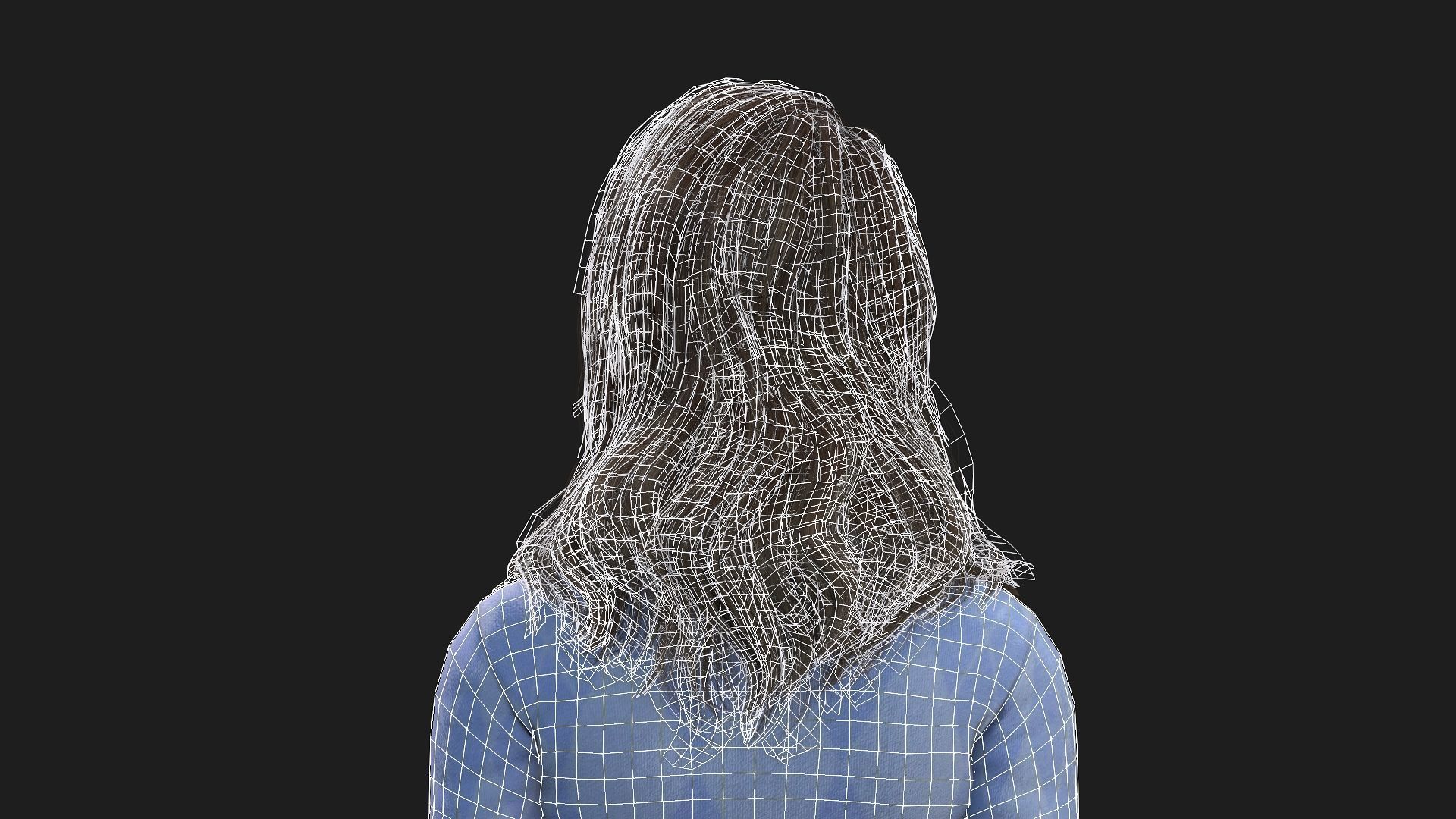 High Quality 3D Girl Model Ideal for Games Animations 3D model_16