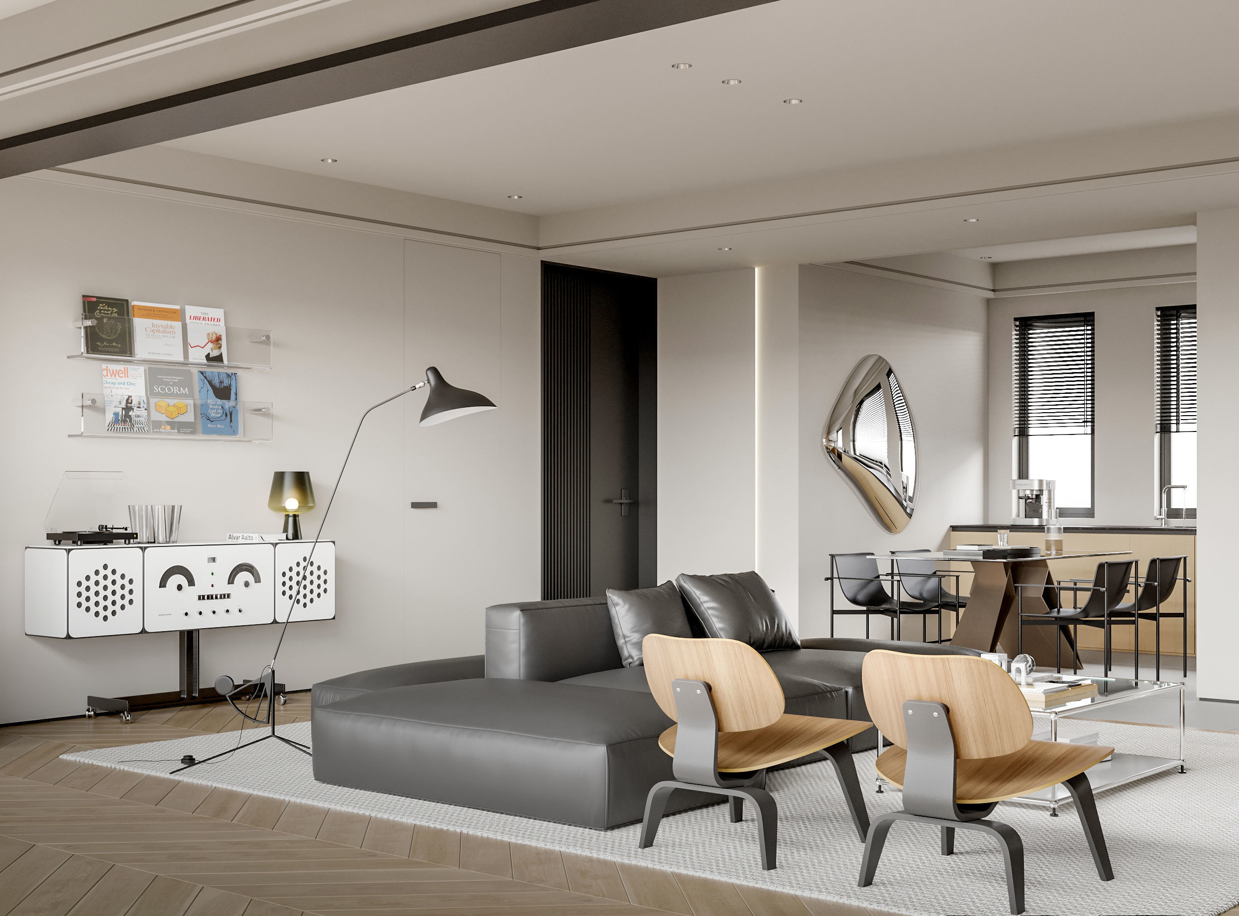 apartment interior scenes     3D model_8