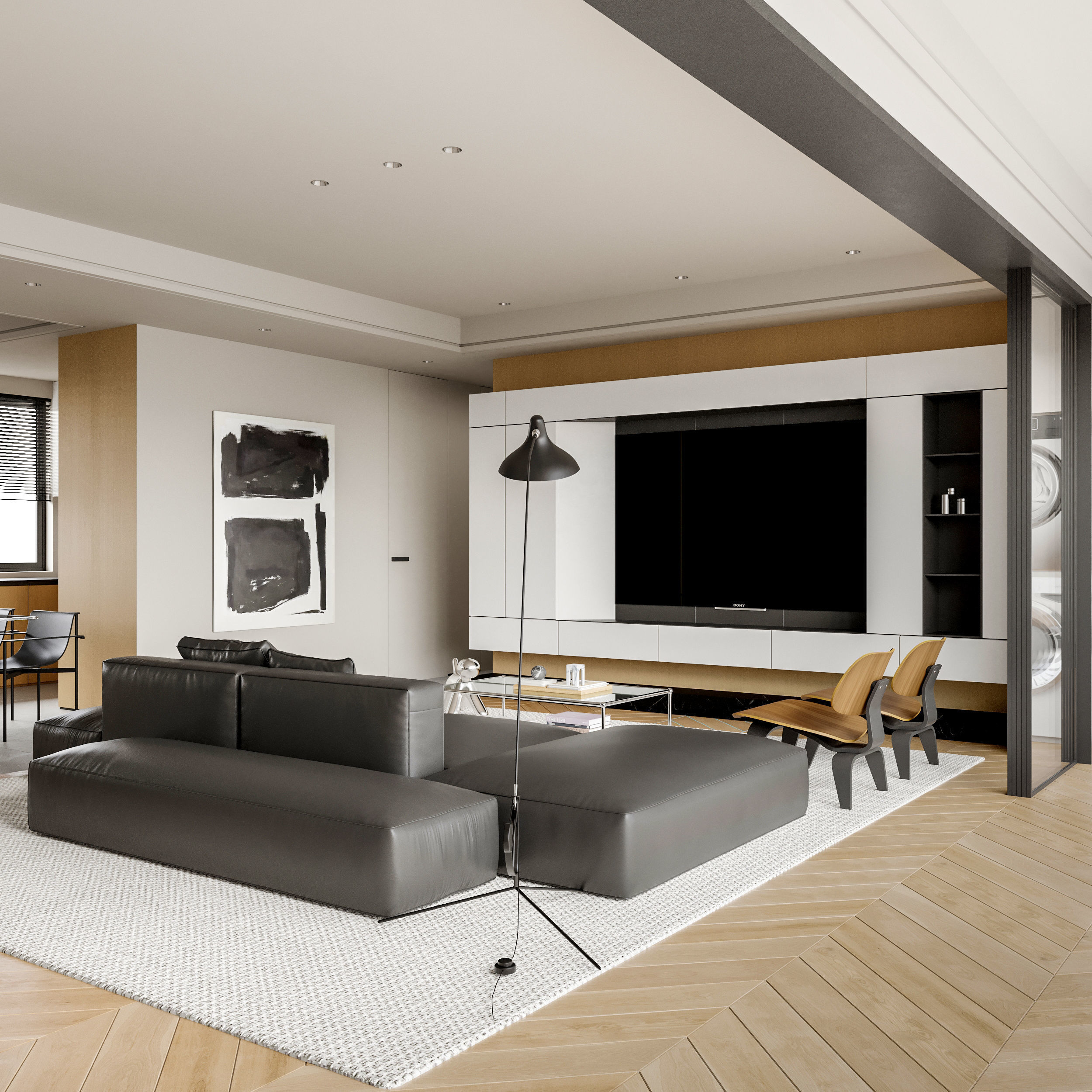 apartment interior scenes     3D model_6