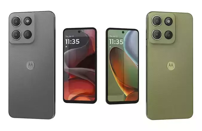 Motorola Moto G15 Power Gray And Green