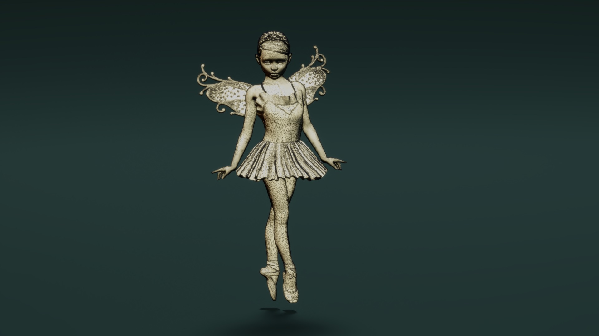 Ballerina Set02 3D model_11