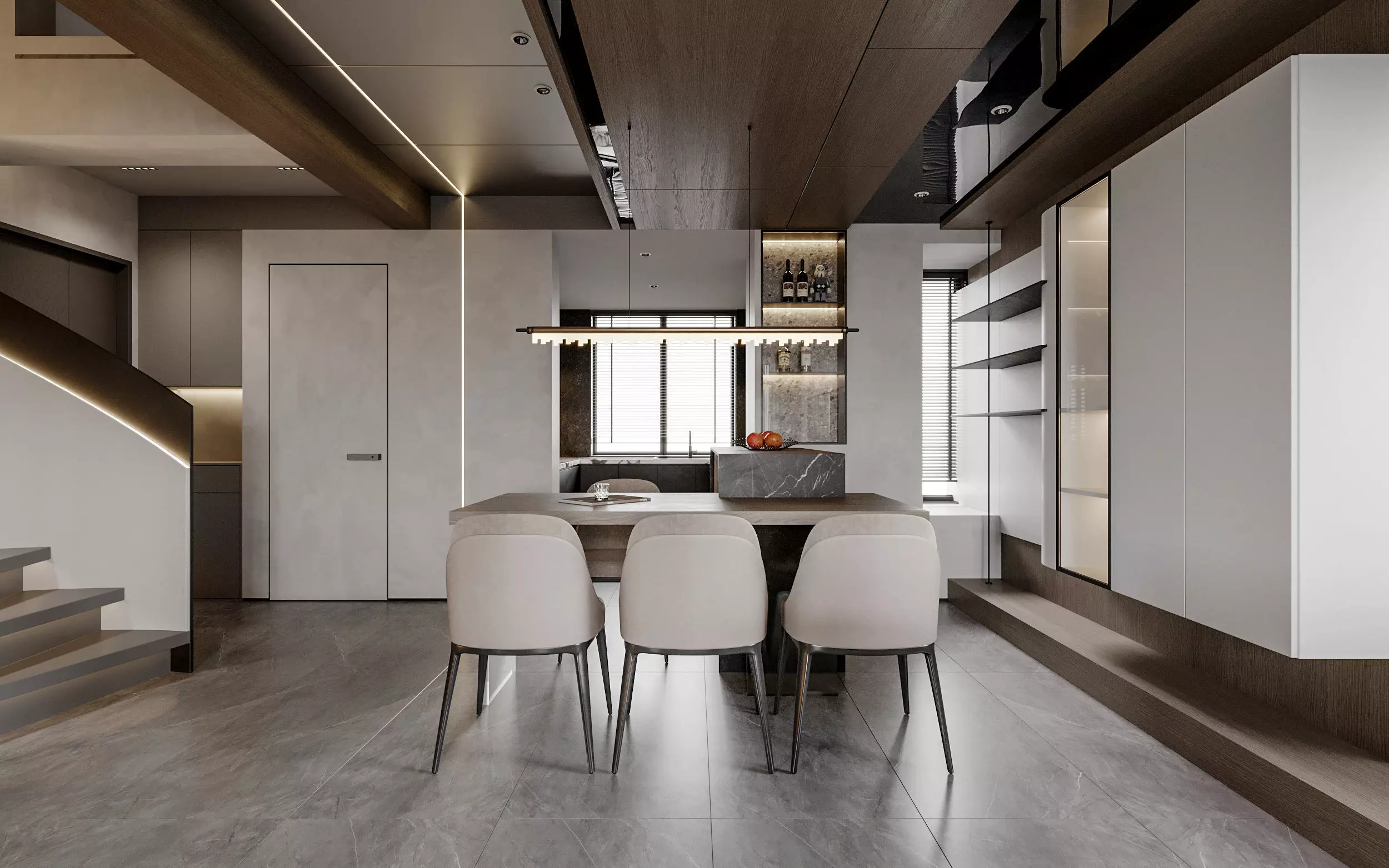 apartment interior scenes 3D model_0