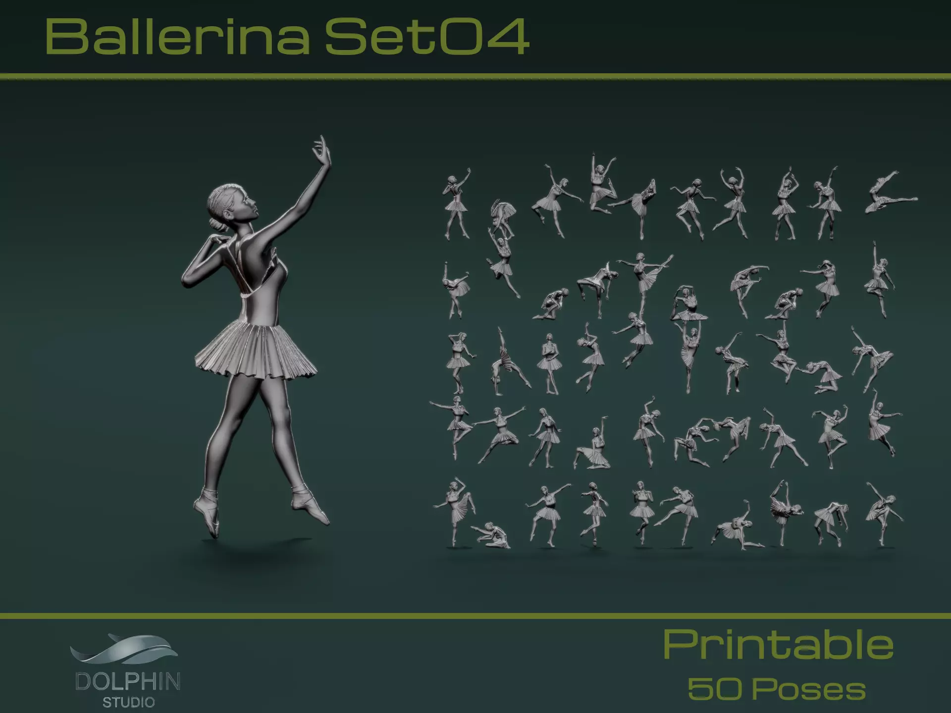 Ballerina Set04 3D model_0