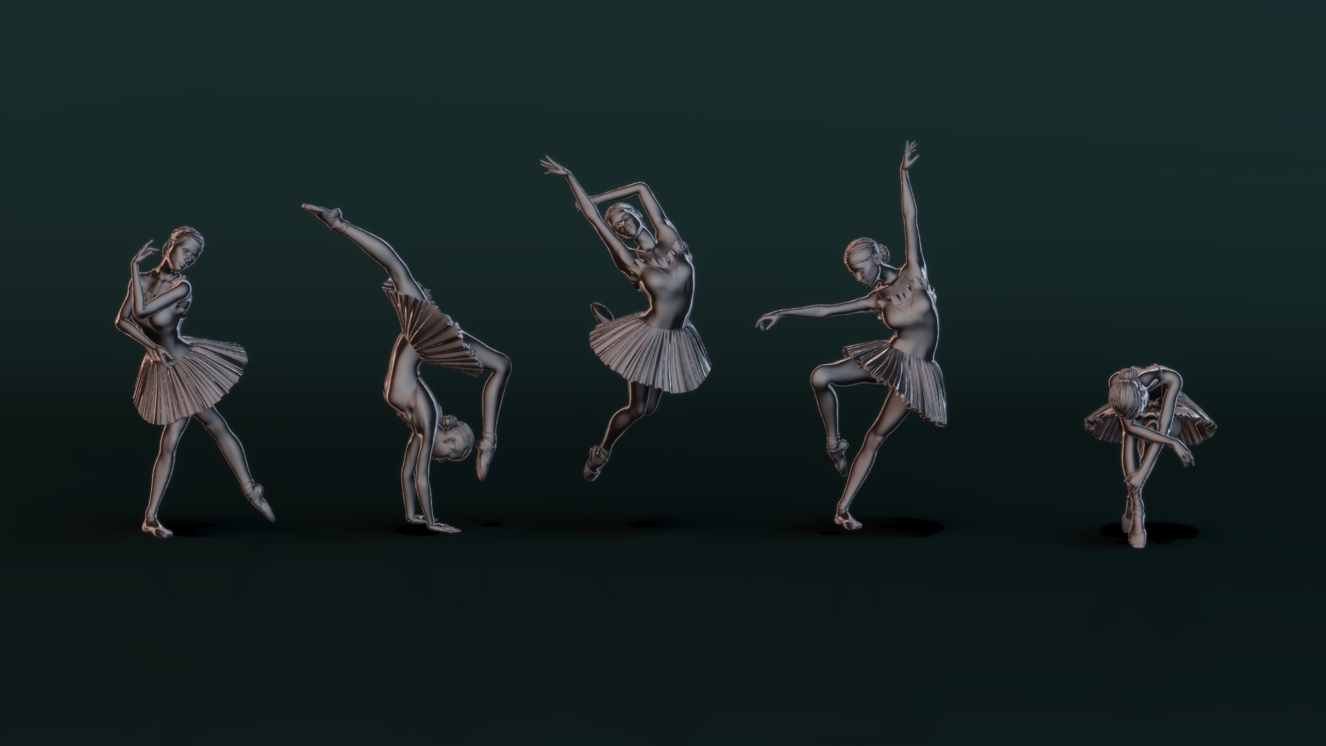 Ballerina Set05 3D model_3