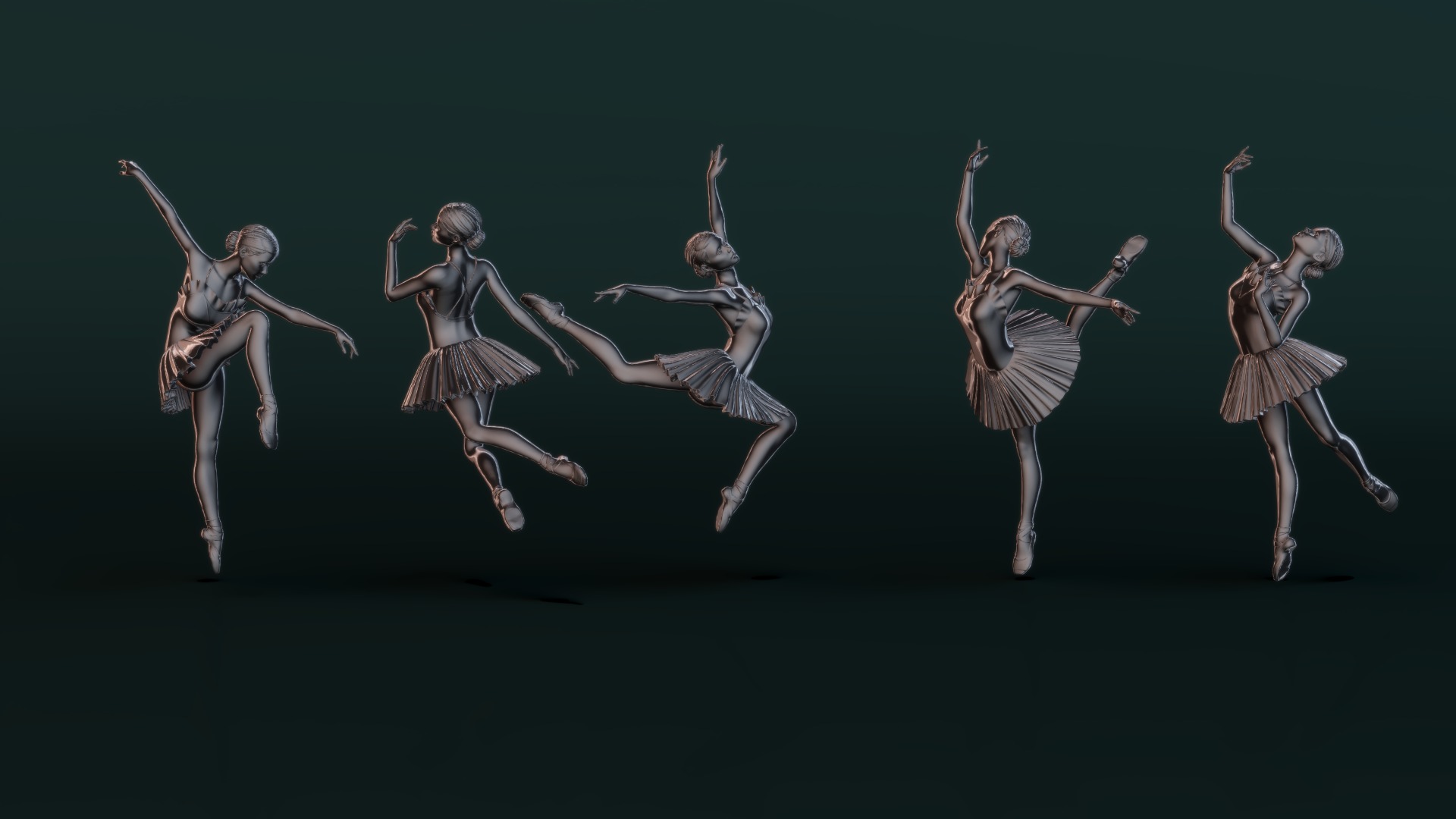 Ballerina Set05 3D model_5