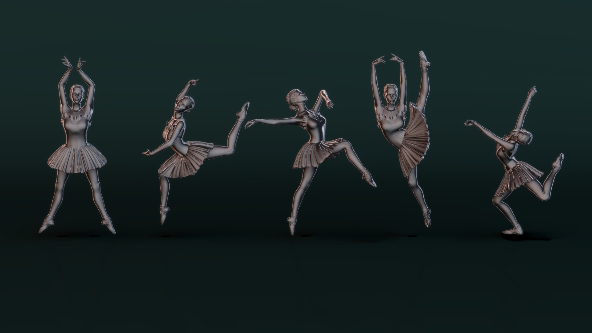 Ballerina Set05 3D model_8
