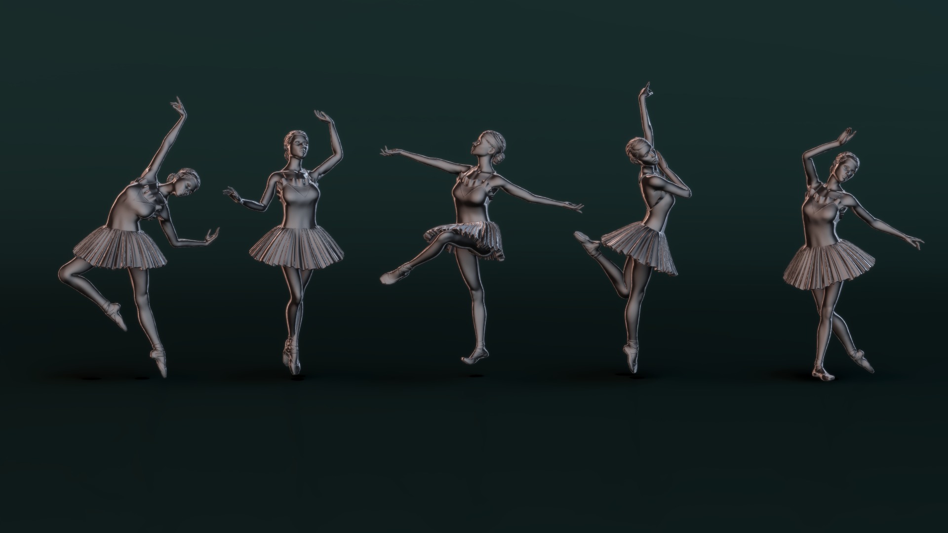 Ballerina Set05 3D model_1