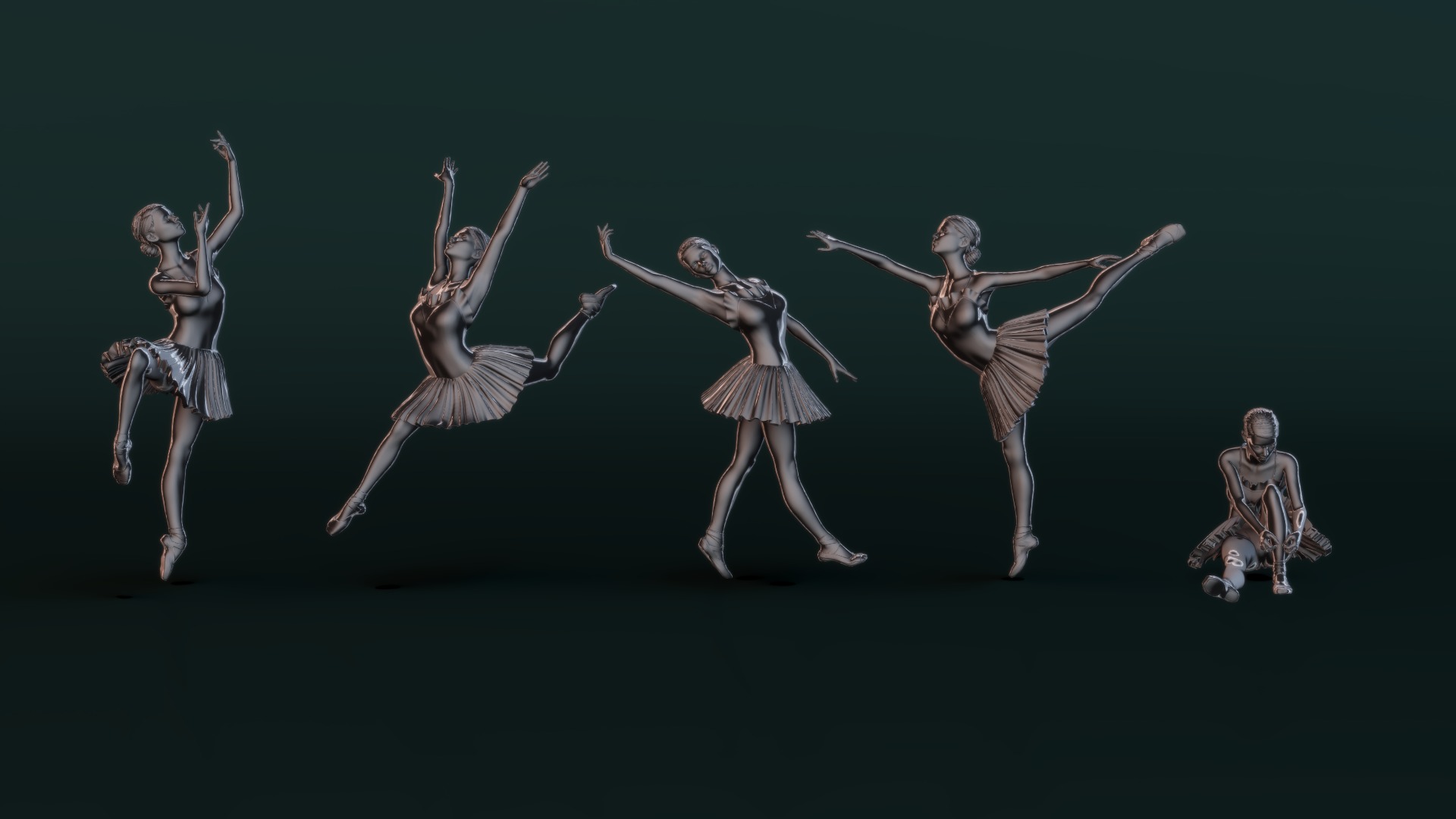 Ballerina Set05 3D model_10