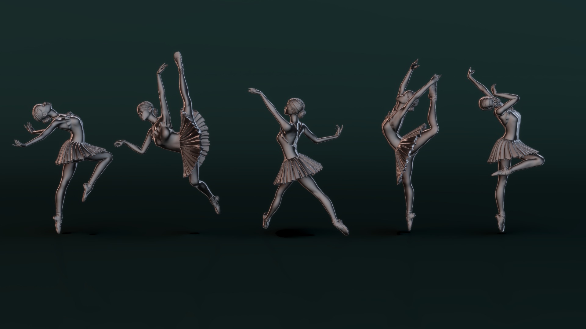 Ballerina Set05 3D model_4